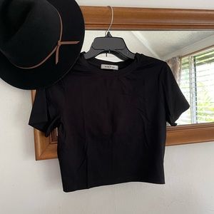 NWT GBTSO Cute Short Sleeve Crop Top!